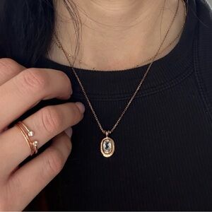 Rose Gold Jewelry - necklace and ring set